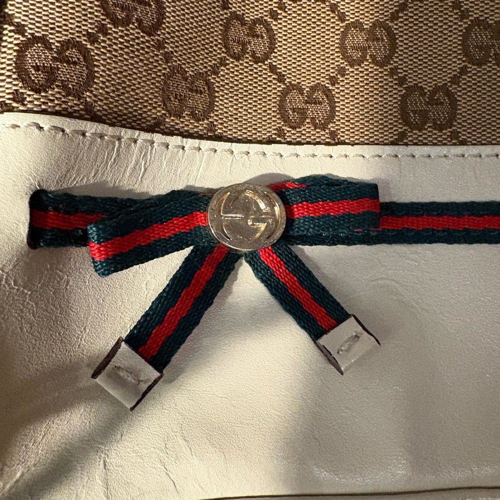 Gucci GG Canvas Mayfair Leather
2-Way Shoulder Bag/Crossbody
Tote - Picture 5 of 14